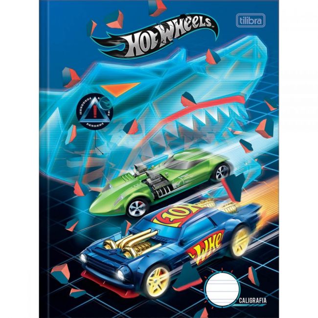 Caderno de Caligrafia Brochura Capa Dura Hot Wheels 40 Folhas (Sortido)