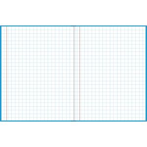 Caderno Brochura Quadriculado Capa Dura D+ Azul 0.7mm 96 Folhas Tilibra