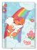 Caderno Brochura Quadriculado Capa Dura Foxy Kids 40 Folhas Credeal (Sortido)