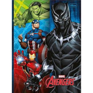 Caderno Brochura Universitário Capa Dura Avengers ASB 48 Folhas (Sortido)