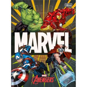 Caderno Brochura Universitário Capa Dura Avengers ASB 48 Folhas (Sortido)