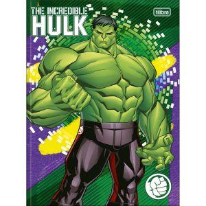 Caderno Brochura Capa Dura Universitário Hulk 80 Folhas Tilibra (Sortido)