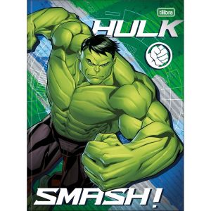 Caderno Brochura Capa Dura Universitário Hulk 80 Folhas Tilibra (Sortido)