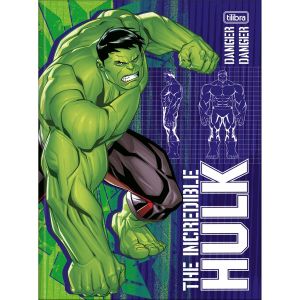 Caderno Brochura Capa Dura Universitário Hulk 80 Folhas Tilibra (Sortido)