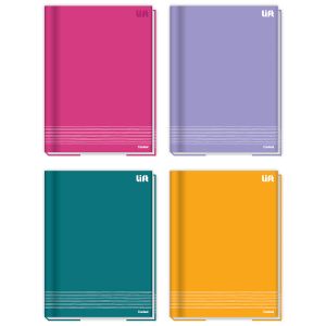 Caderno Brochura Universitário Capa Dura Lift Colorido 48 Folhas Credeal (Sortido)