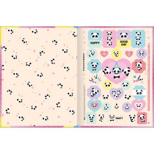 Caderno Brochura Universitário Capa Dura Lovely Friend 80 Folhas Tilibra (Sortido)