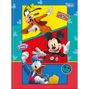 Caderno Brochura Capa Dura Universitário Mickey 48 Folhas Tilibra (Sortido)