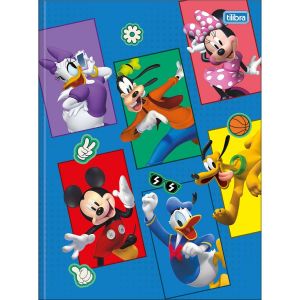 Caderno Brochura Capa Dura Universitário Mickey 48 Folhas Tilibra (Sortido)