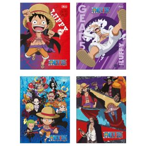 Caderno Brochura Capa Dura Universitário One Piece 80 Folhas Tilibra (Sortido)