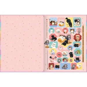 Caderno Brochura Universitário Capa Dura Purrfect Cat 80 Folhas Tilibra (Sortido)