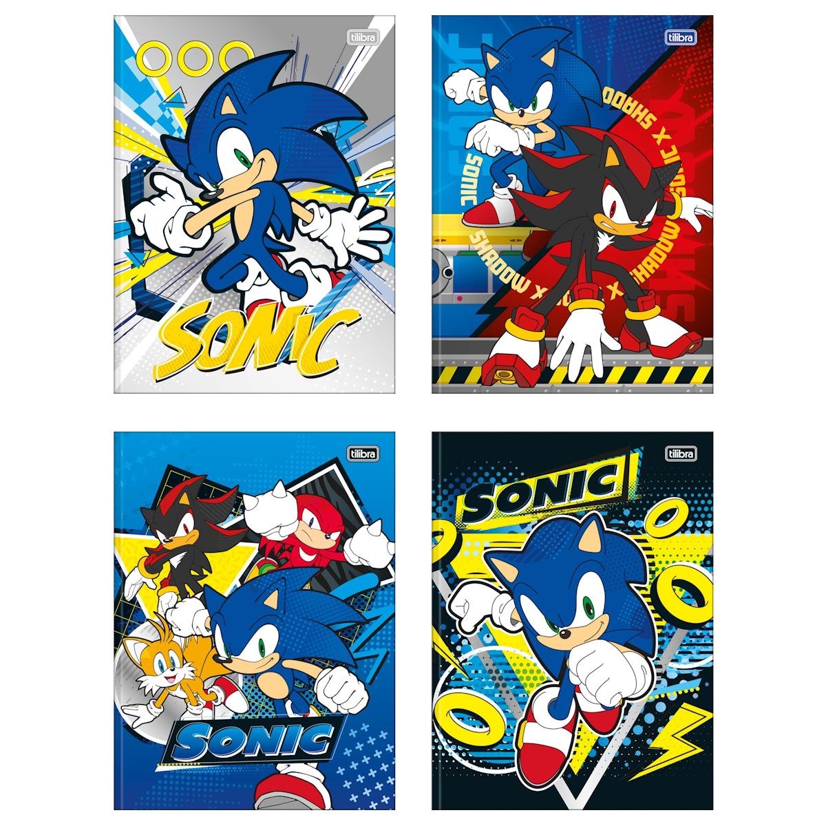 Caderno Brochura Universitário Capa Dura Sonic 48 Folhas Tilibra (Sortido)