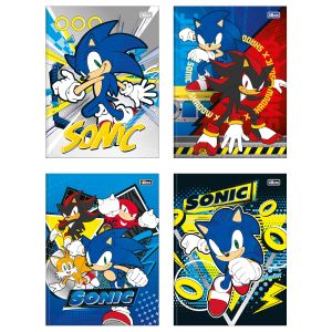 Caderno Brochura Capa Dura Universitário Sonic 80 Folhas Tilibra (Sortido)