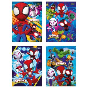 Caderno Brochura Capa Dura Universitário Spidey 80 Folhas Tilibra (Sortido)