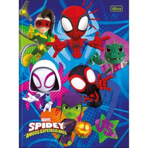 Caderno Brochura Capa Dura Universitário Spidey 80 Folhas Tilibra (Sortido)