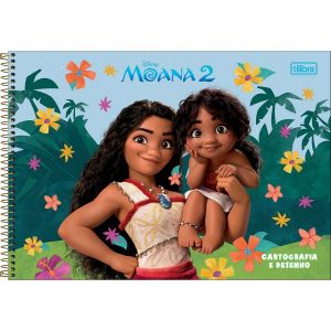 Caderno de Cartografia e Desenho Espiral Capa Dura Moana 80 Folhas Tilibra (Sortido)