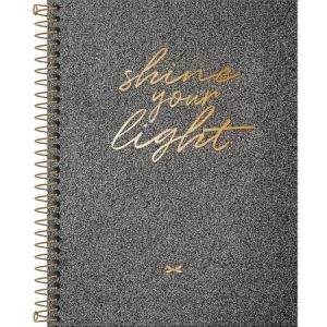 Caderno Executivo Pontilhado Espiral Capa Dura Colegial Cambridge Shine 90 Gramas 80 Folhas - Sortido