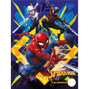 Caderno de Caligrafia Brochura Capa Dura Spider-Man 40 Folhas (Sortido)