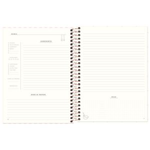 Caderno de Receitas Espiral Soho 90 Gramas 80 Folhas (Sortido)