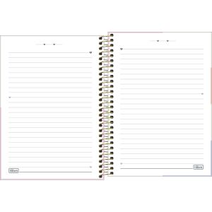 Caderno Espiral 1/4 Capa Dura Happy 80 Folhas Tilibra (Sortido)