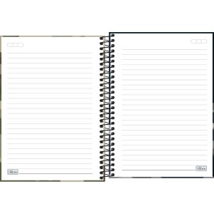 Caderno Espiral 1/4 Capa Dura Hide 80 Folhas (Sortido)