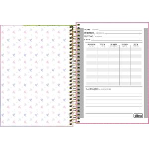 Caderno Espiral Capa Dura 1/4 Jolie 80 Folhas Tilibra (Sortido)