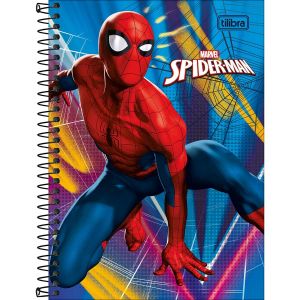 Caderno Espiral Capa Dura 1/4 Spider-man 80 Folhas Tilibra (Sortido)