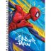 Caderno Espiral Capa Dura 1/4 Spider-man 80 Folhas Tilibra (Sortido)