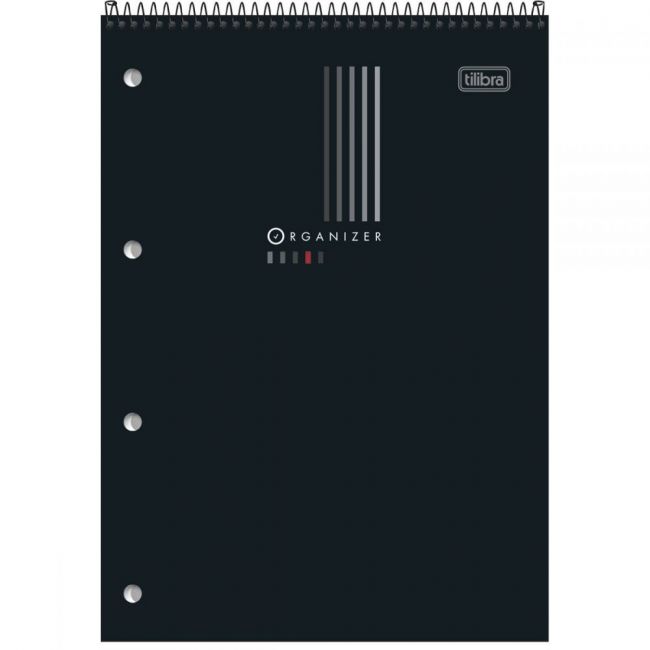 Caderno Espiral ao Alto Capa Flexível G Organizer 80 Folhas