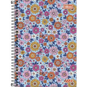 Caderno Espiral Capa Dura 1/4 D+ 200 Folhas - Sortido