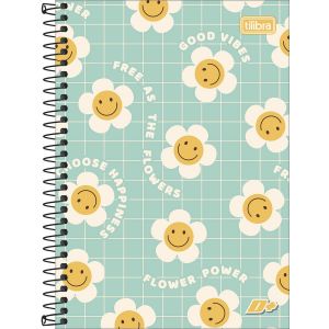 Caderno Espiral Capa Dura 1/4 D+ 96 Folhas (Sortido)