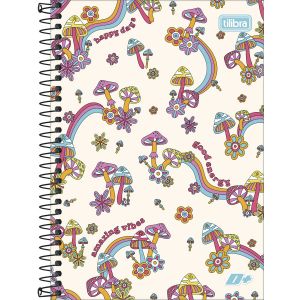 Caderno Espiral Capa Dura 1/4 D+ 96 Folhas (Sortido)