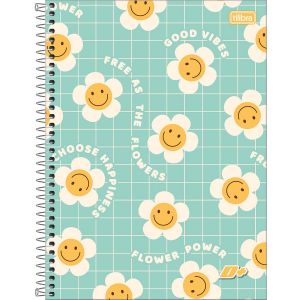 Caderno Espiral Capa Dura Universitário 10 Matérias D+ Feminino 200 Folhas (Sortido)