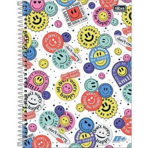 Caderno Espiral Capa Dura Universitário 12 Matérias D+ Feminino 240 Folhas (Sortido)