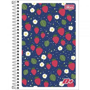 Caderno Espiral Pequeno Capa Flexível 1/4 D+ 48 Folhas (Sortido)