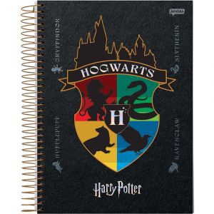 Caderno Espiral Universitário Capa Dura 1 Matéria Harry Potter 96 Folhas Jandaia (Sortido)