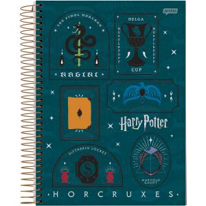 Caderno Espiral Universitário Capa Dura 1 Matéria Harry Potter 96 Folhas Jandaia (Sortido)