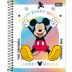 Caderno Espiral Capa Dura Colegial 10 Matérias Mickey 160 Folhas Tilibra (Sortido)