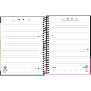 Caderno Espiral Capa Dura Colegial 10 Matérias Mickey 160 Folhas Tilibra (Sortido)