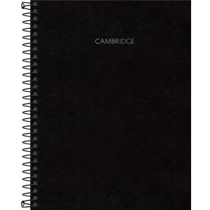 Caderno Espiral Colegial Capa Dura Executivo Cambridge 1 Matéria 80 Folhas Tilibra (Sortido)