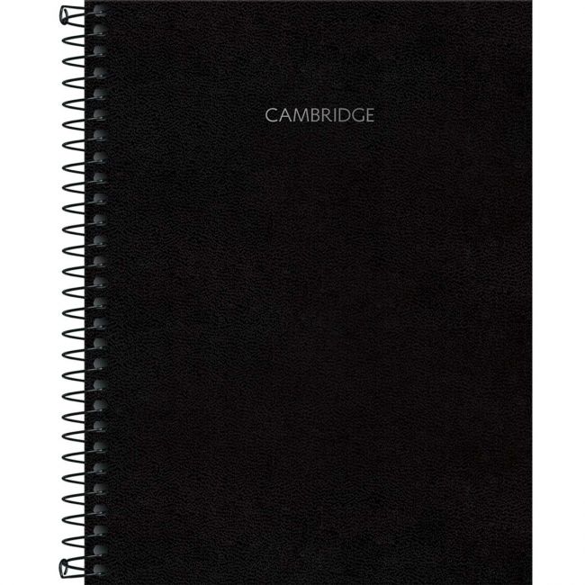 Caderno Espiral Colegial Capa Dura Executivo Cambridge 1 Matéria 80 Folhas Tilibra (Sortido)