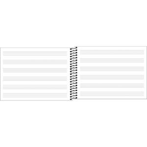 Caderno Espiral Música Capa Flexível P 48 Folhas (Sortido)