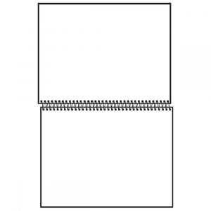 Caderno Sketchbook Espiral Capa Plástica A4 Académie Sense 150g/m² 50 Folhas