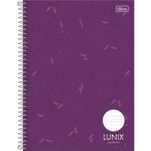 Caderno Espiral Universitário de Caligrafia Capa Dura Lunix 80 Folhas (Sortido)