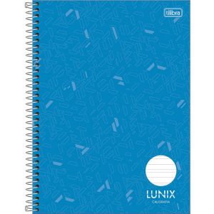 Caderno Espiral Universitário de Caligrafia Capa Dura Lunix 80 Folhas (Sortido)