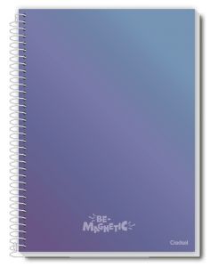 Caderno Espiral Universitário Capa Dura 10 Matérias Be Magnetic 160 Folhas Credeal (Sortido)