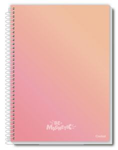 Caderno Espiral Universitário Capa Dura 10 Matérias Be Magnetic 160 Folhas Credeal (Sortido)