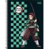 Caderno Espiral Capa Dura Universitário 10 Matérias Demon Slayer 160 Folhas Tilibra (Sortido)