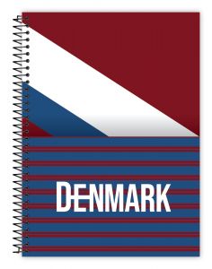 Caderno Espiral Universitário Capa Dura 10 Matérias Denmark 160 Folhas Credeal (Sortido)