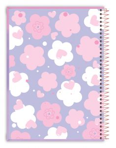 Caderno Espiral Universitário Capa Dura 10 Matérias Foxy Teen 160 Folhas Credeal (Sortido)