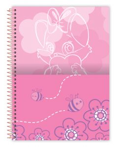 Caderno Espiral Universitário Capa Dura 10 Matérias Foxy Teen 160 Folhas Credeal (Sortido)